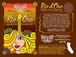 High Water Brewing Rio D' Oro May 2017