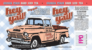 Hey Y'all Georgia Peach Hard Iced Tea