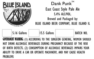 Blue Island Beer Company Dank Punk