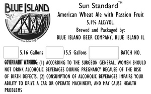 Blue Island Beer Company Sun Standard