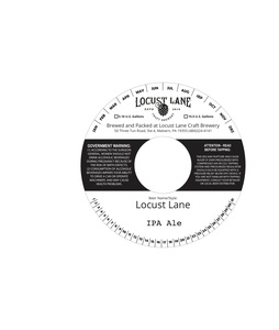 Locust Lane Ipa Ale May 2017
