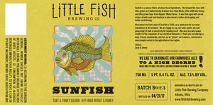 Little Fish Brewing Company Sunfish May 2017