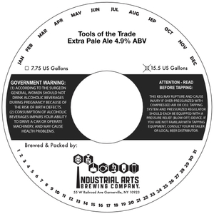 Industrial Arts Brewing Company Tools Of The Trade May 2017