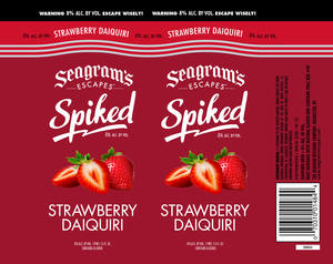 Seagram's Escapes Spiked Strawberry Daiquiri May 2017