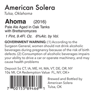 American Solera Ahoma May 2017