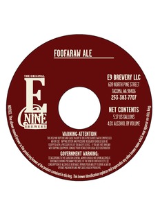 Foofaraw Ale May 2017