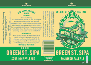 Hermit Thrush Brewery Green Street Sipa
