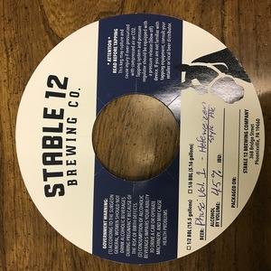 Stable 12 Brewing Company Phuse: Vol 1 May 2017