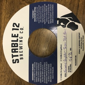 Stable 12 Brewing Company Farmer's Daughter May 2017