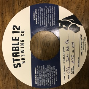 Stable 12 Brewing Company O. G. May 2017