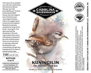 Kuningilin Dry Hopped Sour Ale May 2017