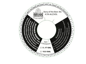 4 Hands Brewing Company Story Of The Beer Ale May 2017