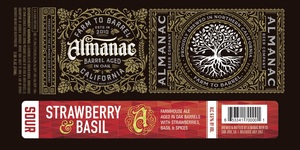 Almanac Beer Co. Strawberry & Basil May 2017