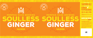Memphis Made Brewing Soulless Ginger June 2017