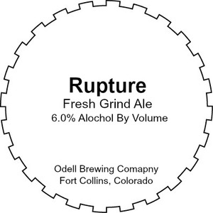 Odell Brewing Company Rupture
