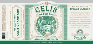 Celis Grand Cru Belgian Style Tripel