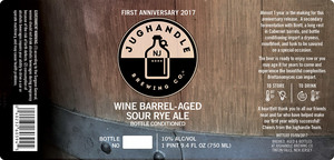 Wine Barrel-aged Sour Rye Ale June 2017