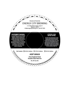 Energy City Brewing Hop Waka June 2017