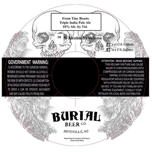 Burial Beer Co. From Tiny Beasts June 2017