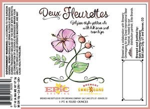 Epic Brewing Company Deux Fleurettes June 2017