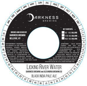 Darkness Brewing Licking River Water