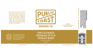 Public Coast Brewing Co. Uncle Fred's German Style June 2017