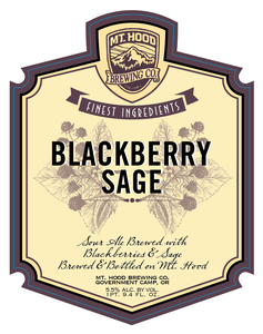 Mt. Hood Brewing Co. Blackberry Sage