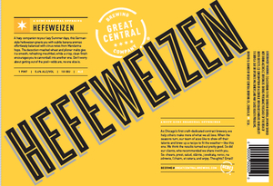 Great Central Brewing Company Hefeweizen