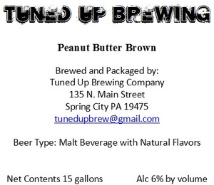 Tuned Up Brewing Peanut Butter Brown June 2017