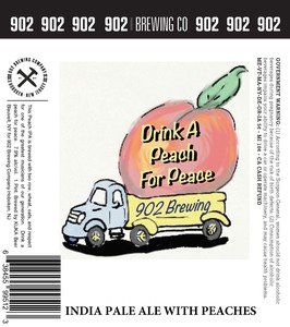 902 Brewing Company Drink A Peach For Peace June 2017