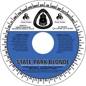 Tennessee Brew Works State Park Blonde