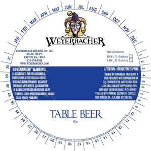 Weyerbacher Table Beer