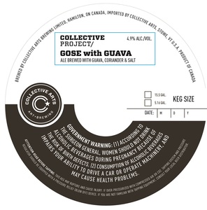 Collective Arts Collective Project Gose With Guava June 2017