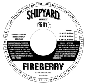 Shipyard Brewing Co. Fireberry