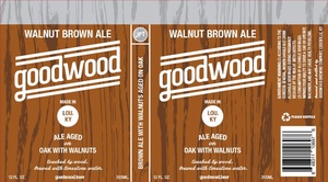 Goodwood Brewing Co Walnut Brown Ale June 2017