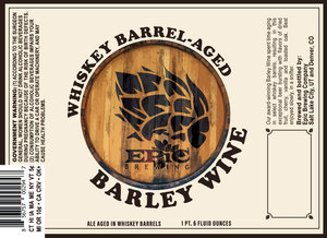 Epic Brewing Company Whiskey Barrel-aged Barley Wine