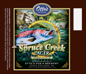 Otto's Pub And Brewery Spruce Creek Lager