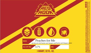 Redhook Ale Brewery Peaches For Me IPA