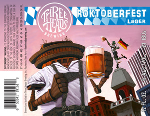 Three Heads Brewing Roktoberfest Lager June 2017