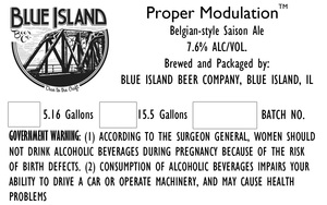 Blue Island Beer Company Proper Modulation