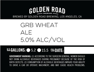 Golden Road Brewing Grb Wheat