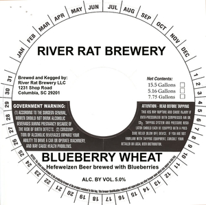 River Rat Brewery Blueberry Wheat June 2017