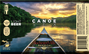 Rochester Mills Beer Co. Canoe Sex