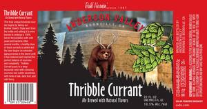 Anderson Valley Brewing Company Thribble Currant July 2017