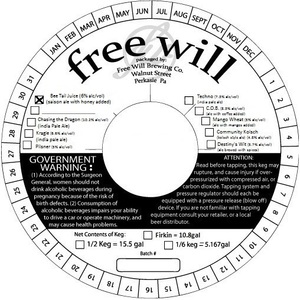 Free Will Bee Tail Juice July 2017