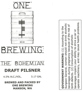 One Brewing The Bohemian July 2017