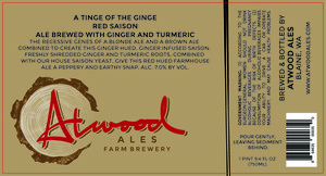 A Tinge Of The Ginge Ale Brewed With Ginger And Turmeric July 2017