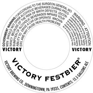 Victory Festbier July 2017