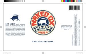 Naked Ox Brewing Co. Pale Ale July 2017
