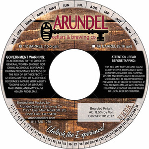 Arundel Cellars & Brewing Co. Bearded Knight July 2017